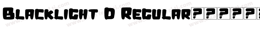 Blacklight D Regular字体转换